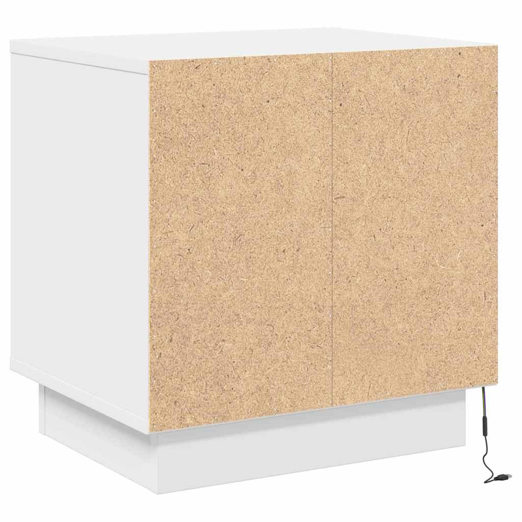 Noćni ormar 2 pcs Bijelo 44 x 34,5 x 45 cm Konstruirano drvo