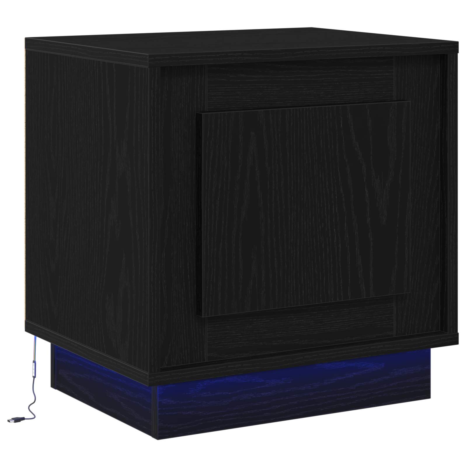 Noćni ormar Crna 44 x 34,5 x 45 cm Konstruirano drvo