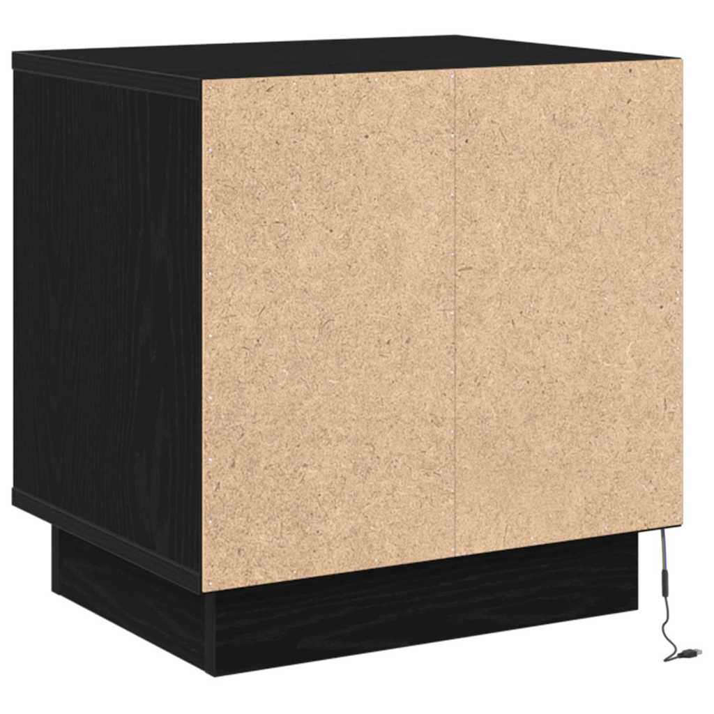 Noćni ormar 2 pcs Crna 44 x 34,5 x 45 cm Konstruirano drvo