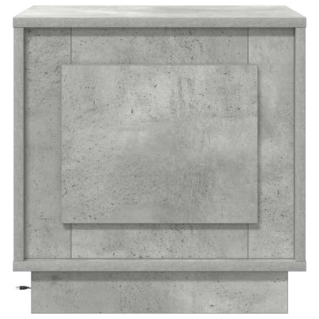 Noćni ormar Betonski sivi 44 x 34,5 x 45 cm Konstruirano drvo