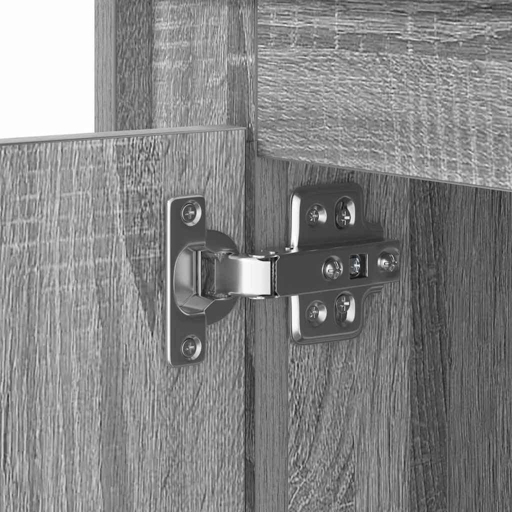 Noćni ormar 2 pcs Siva 44 x 34,5 x 45 cm Konstruirano drvo