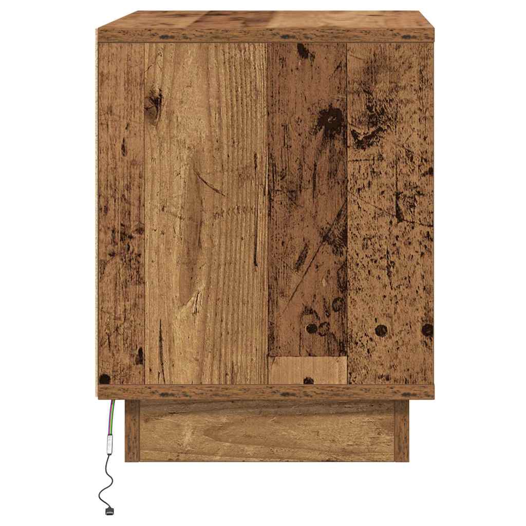Noćni ormar Staro drvo 44 x 34,5 x 45 cm Konstruirano drvo