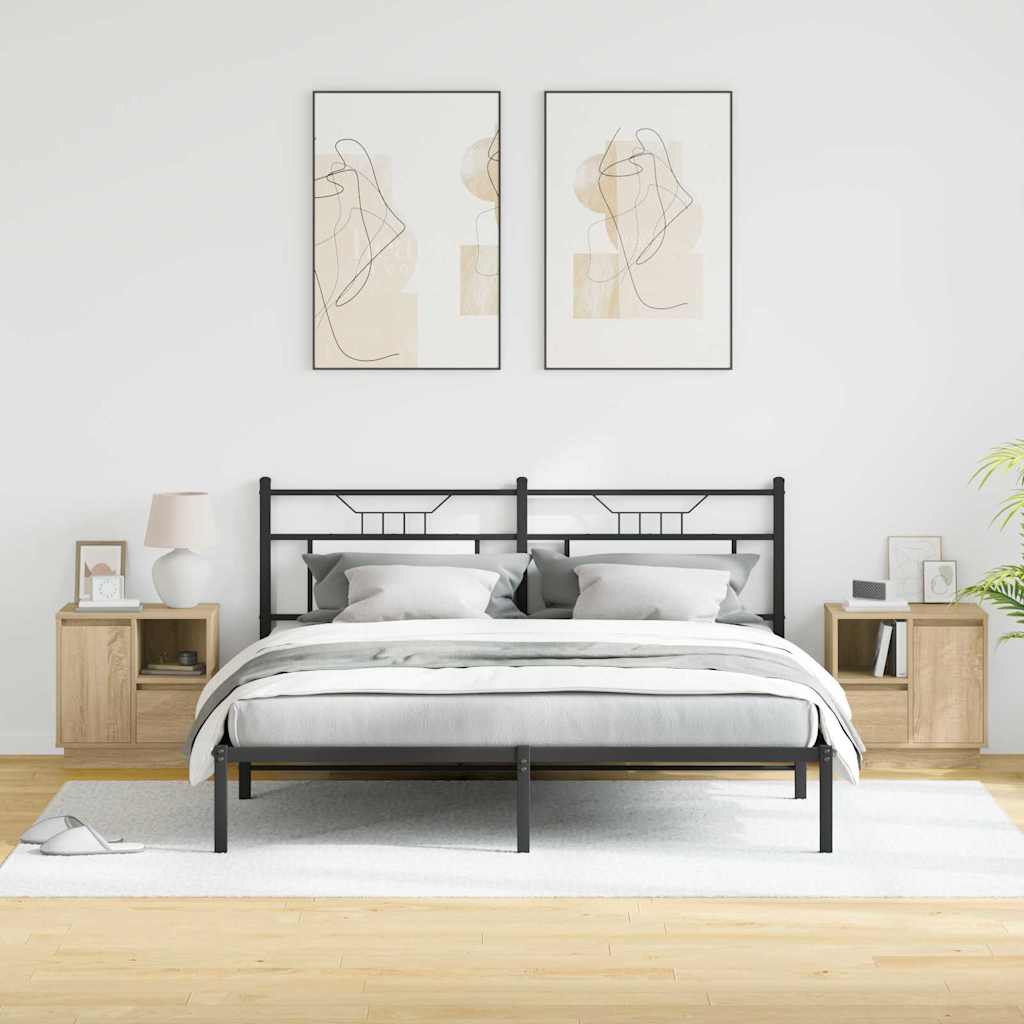 Noćni ormar s ladicama 2 pcs Sonoma hrast 50 x 34,5 x 50 cm.