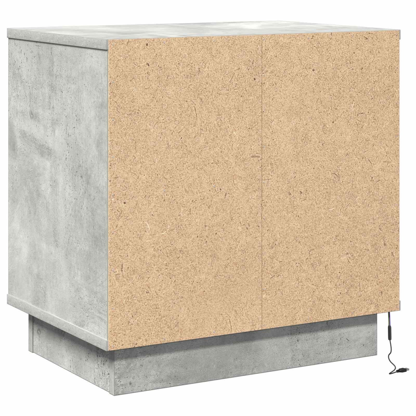 Noćni ormar s ladicama 2 pcs Betonski sivi 50 x 34,5 x 50 cm.