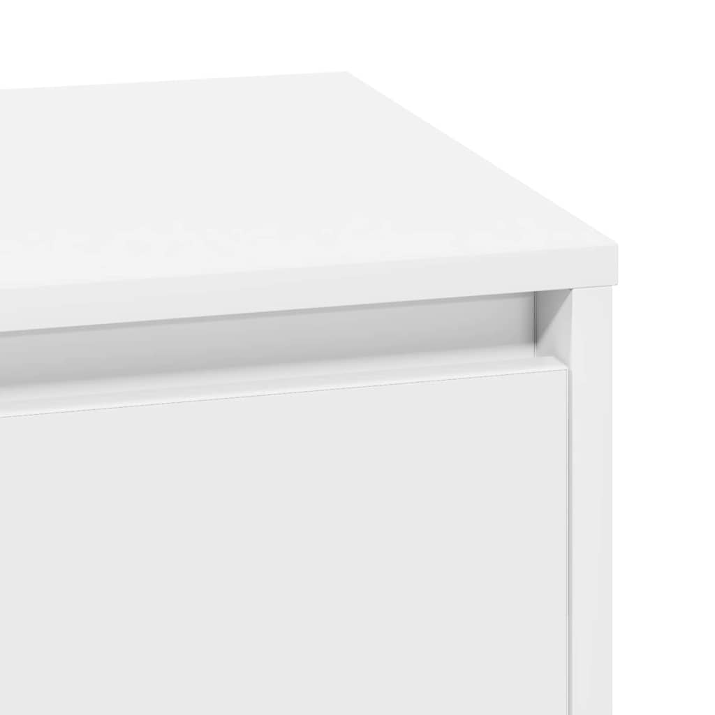 Noćni ormar 2 pcs Bijelo 39 x 34,5 x 50 cm Konstruirano drvo