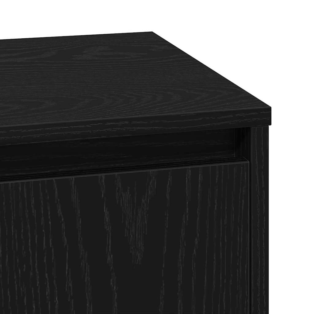 Noćni ormar Crni hrast 39 x 34,5 x 50 cm Konstruirano drvo