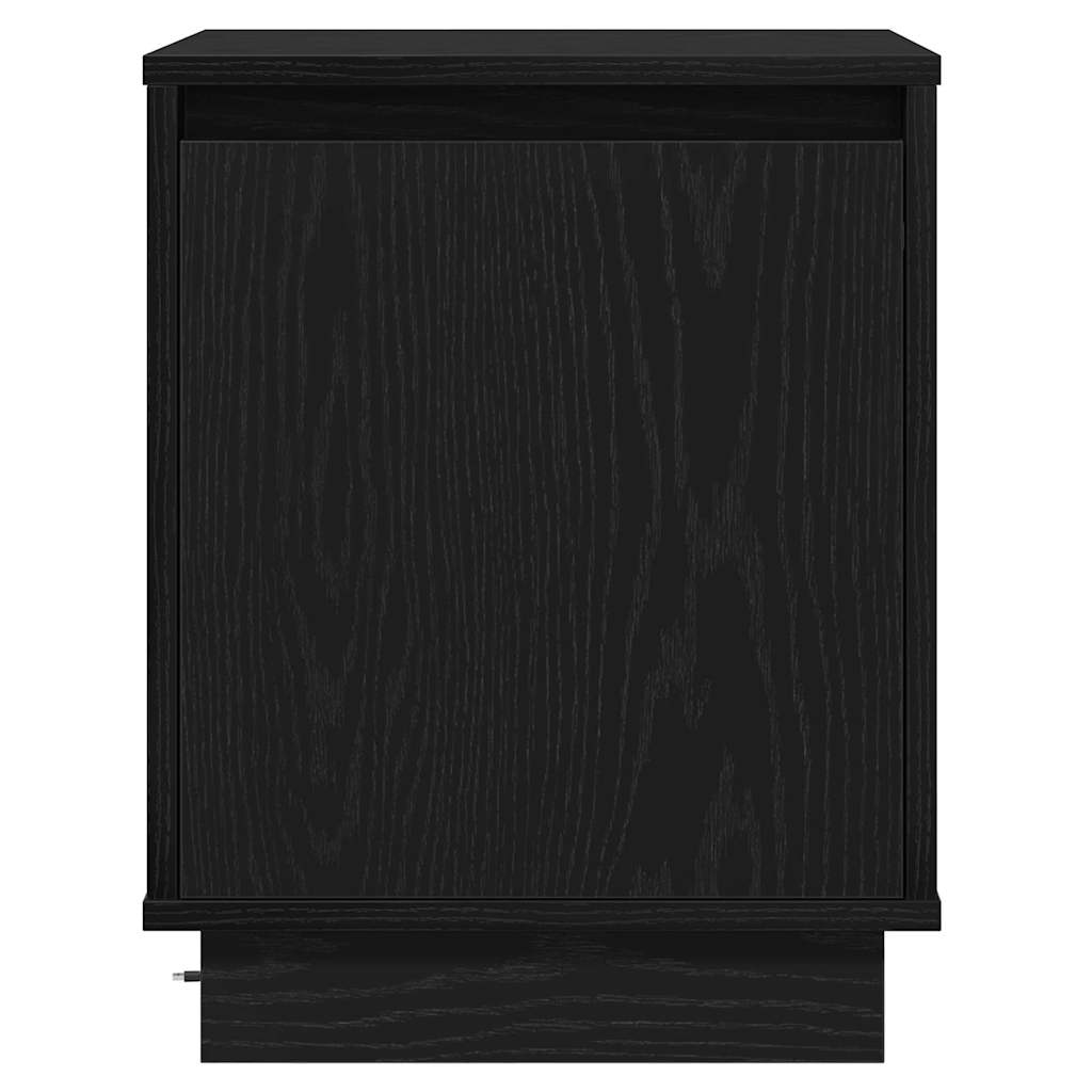 Noćni ormar 2 pcs Crni hrast 39 x 34,5 x 50 cm