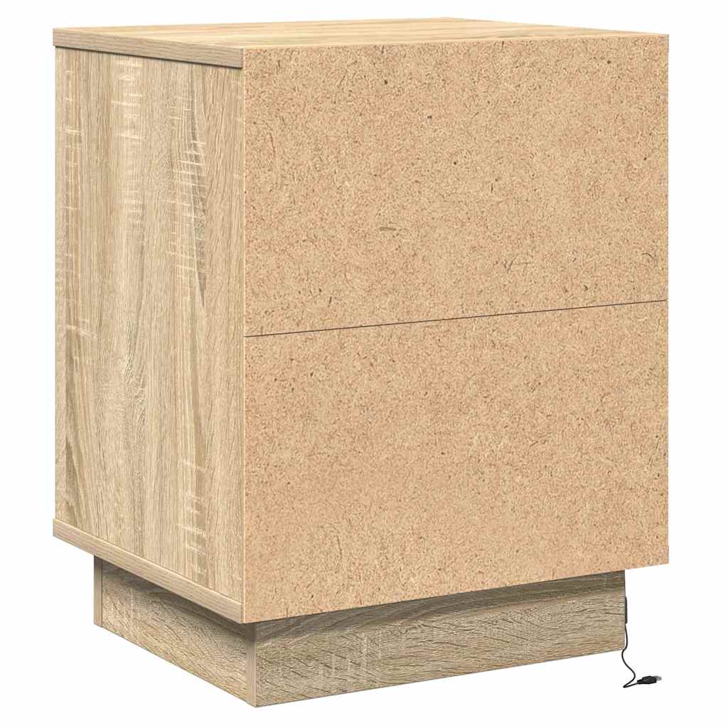 Noćni ormar Sonoma hrast 39 x 34,5 x 50 cm Konstruirano drvo