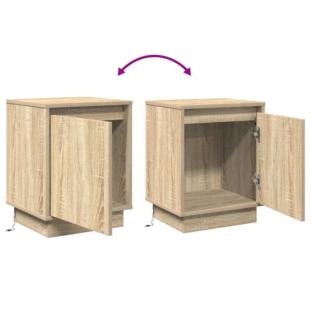 Noćni ormar Sonoma hrast 39 x 34,5 x 50 cm Konstruirano drvo