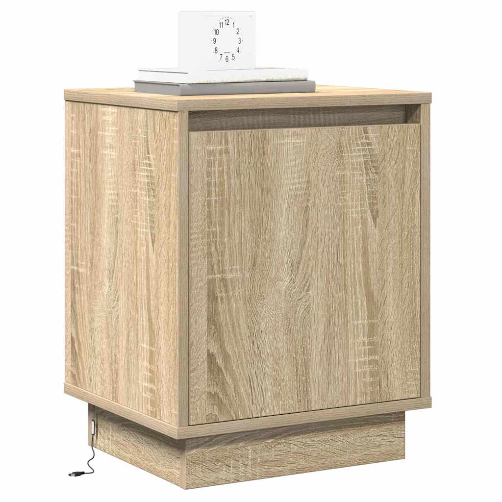 Noćni ormar Sonoma hrast 39 x 34,5 x 50 cm Konstruirano drvo