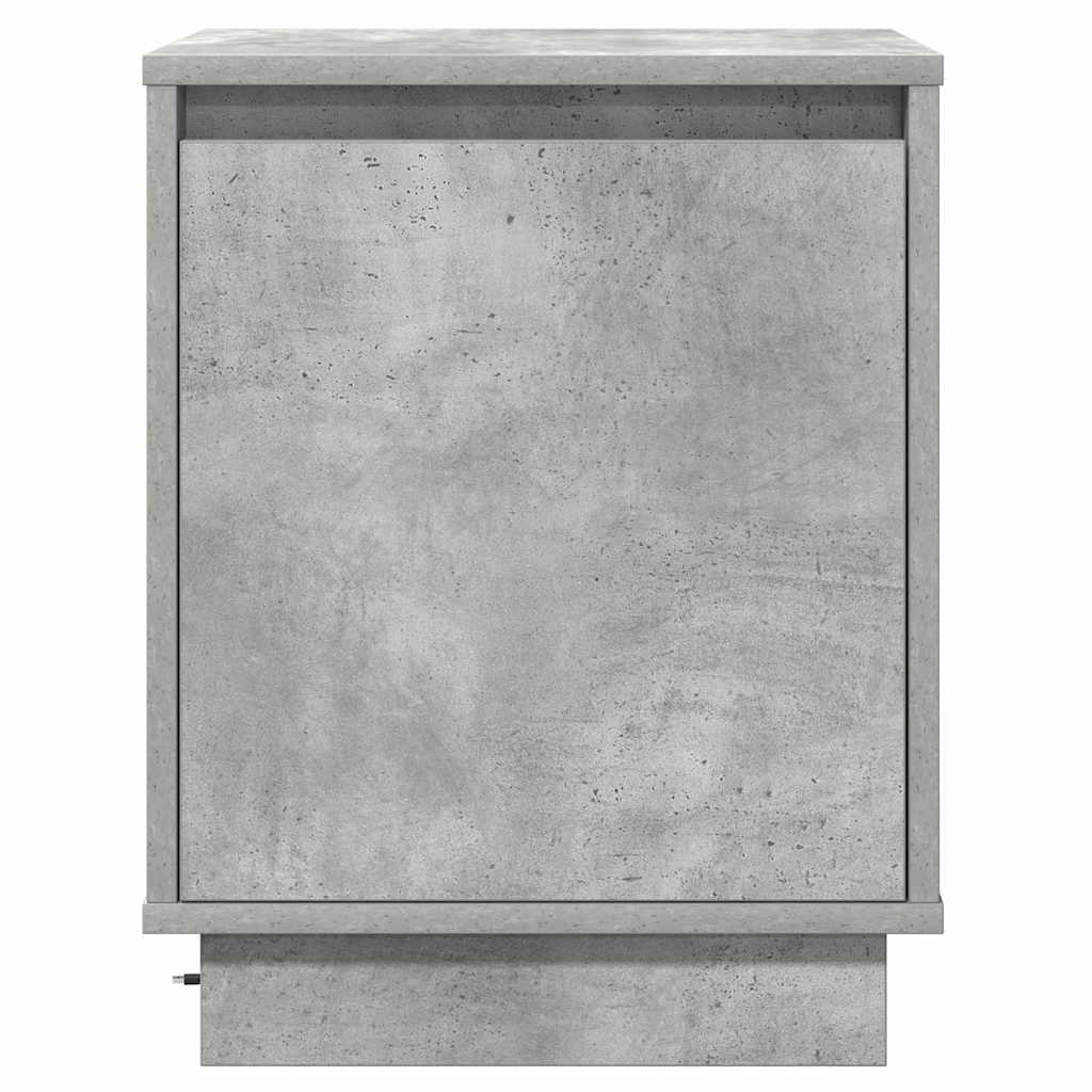 Noćni ormar Betonski sivi 39 x 34,5 x 50 cm Konstruirano drvo