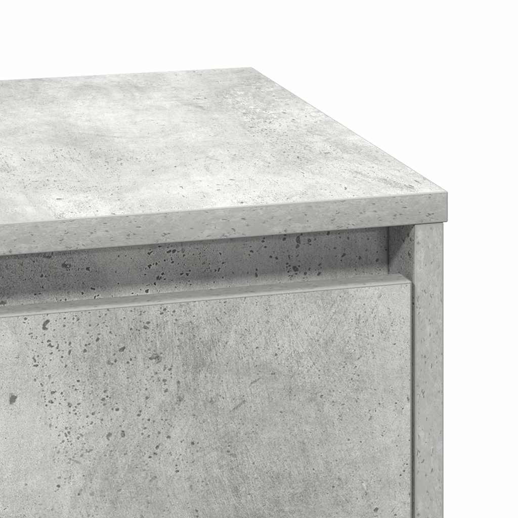 Noćni ormar 2 pcs Betonski sivi 39 x 34,5 x 50 cm