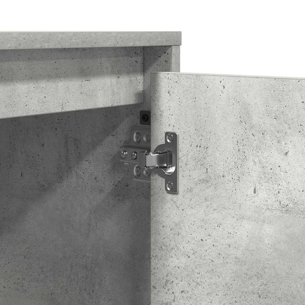 Noćni ormar 2 pcs Betonski sivi 39 x 34,5 x 50 cm