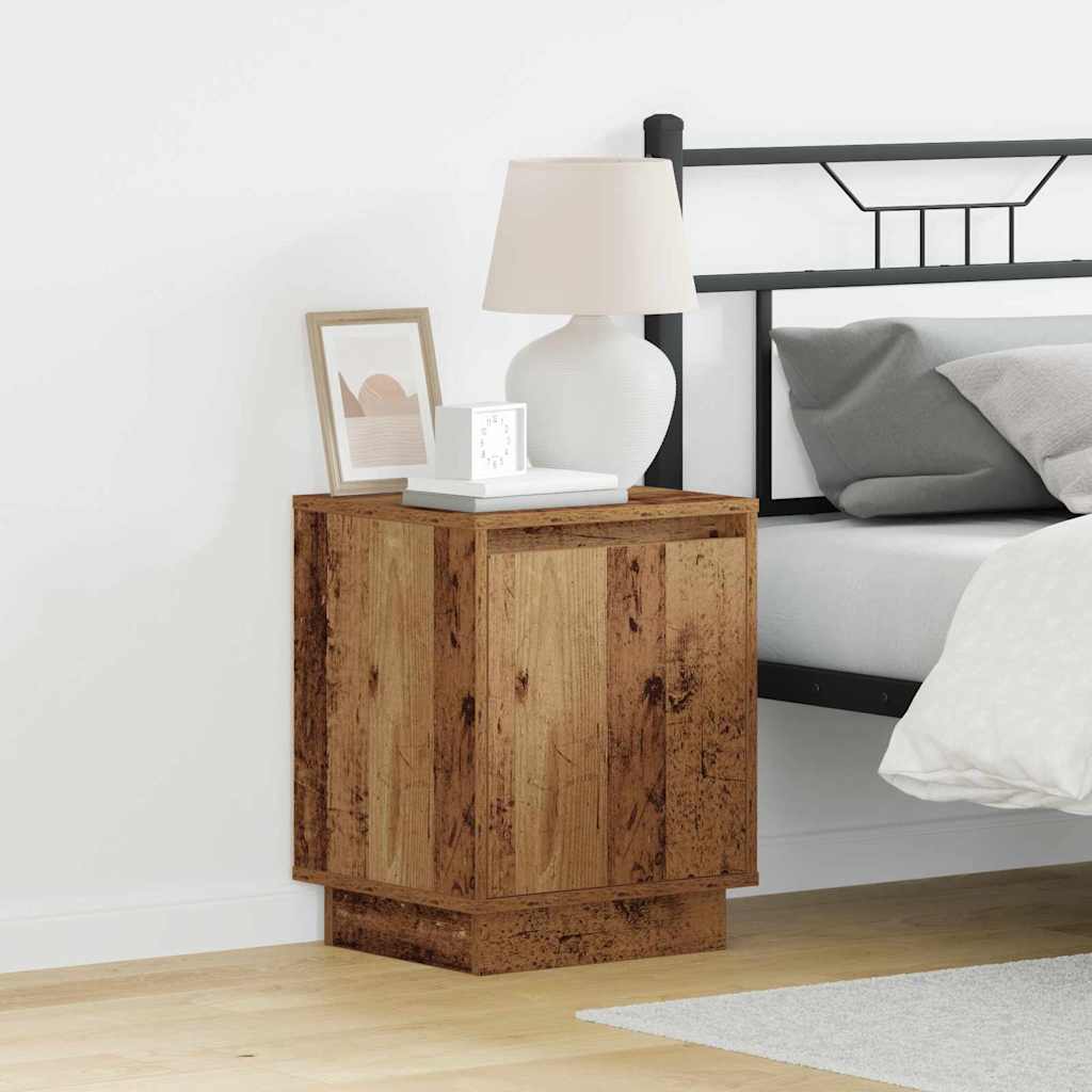 Noćni ormar Staro drvo 39 x 34,5 x 50 cm Konstruirano drvo