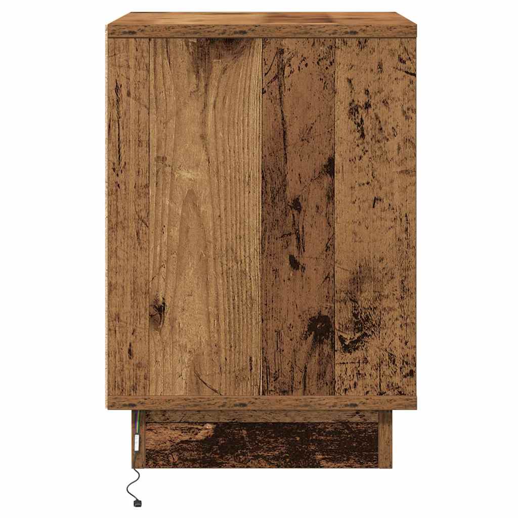 Noćni ormar Staro drvo 39 x 34,5 x 50 cm Konstruirano drvo