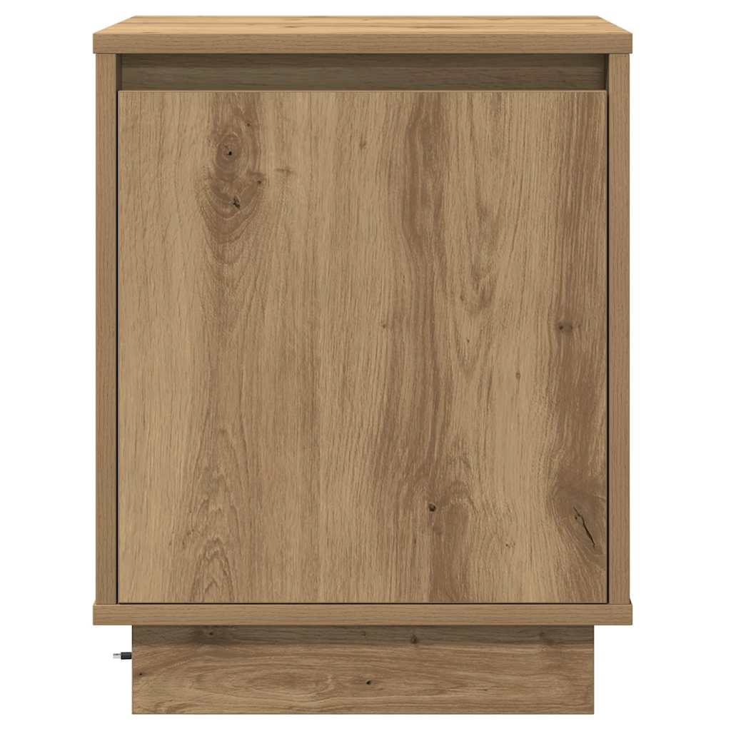 Noćni ormar 2 pcs Umjetnički hrast 39 x 34,5 x 50 cm