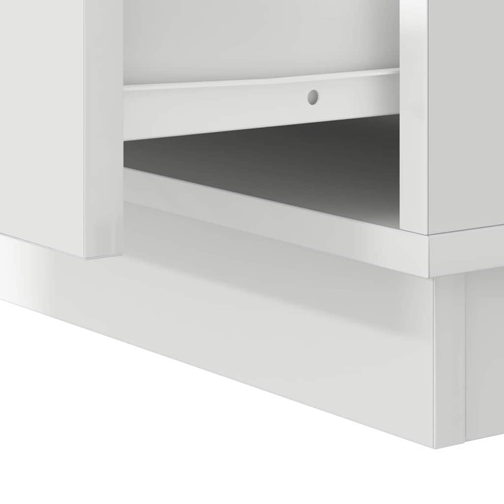 Noćni ormar 2 pcs Bijelo 39 x 34,5 x 50 cm Konstruirano drvo