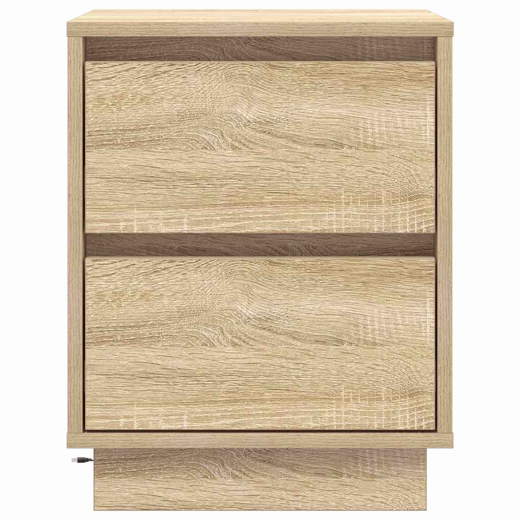 Noćni ormar Sonoma hrast 39 x 34,5 x 50 cm Konstruirano drvo