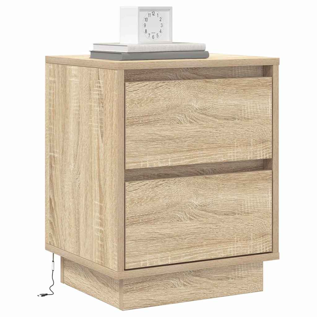 Noćni ormar Sonoma hrast 39 x 34,5 x 50 cm Konstruirano drvo
