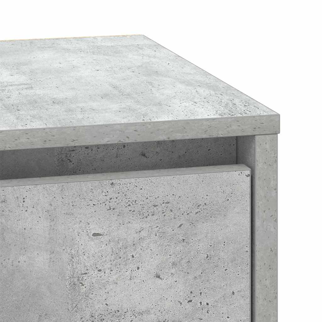 Noćni ormar Betonski sivi 39 x 34,5 x 50 cm Konstruirano drvo