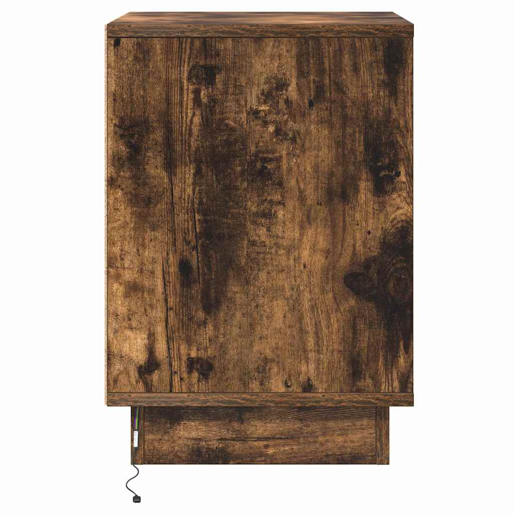 Noćni ormar Dimljeni hrast 39 x 34,5 x 50 cm Konstruirano drvo