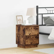 Noćni ormar s ladicama 2 pcs Dimljeni hrast 39 x 34,5 x 50 cm