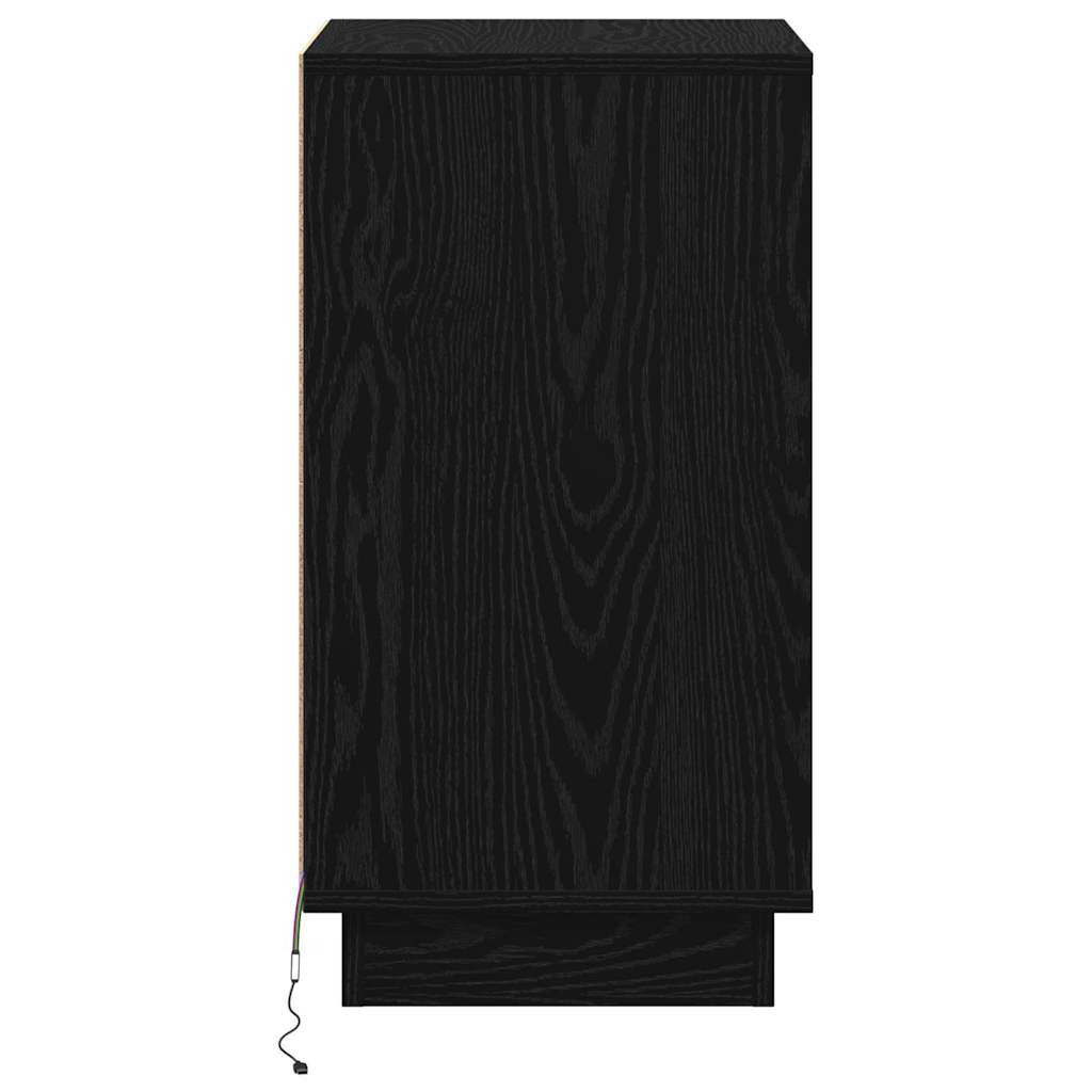 Noćni ormar Crni hrast 39 x 34,5 x 65 cm Konstruirano drvo