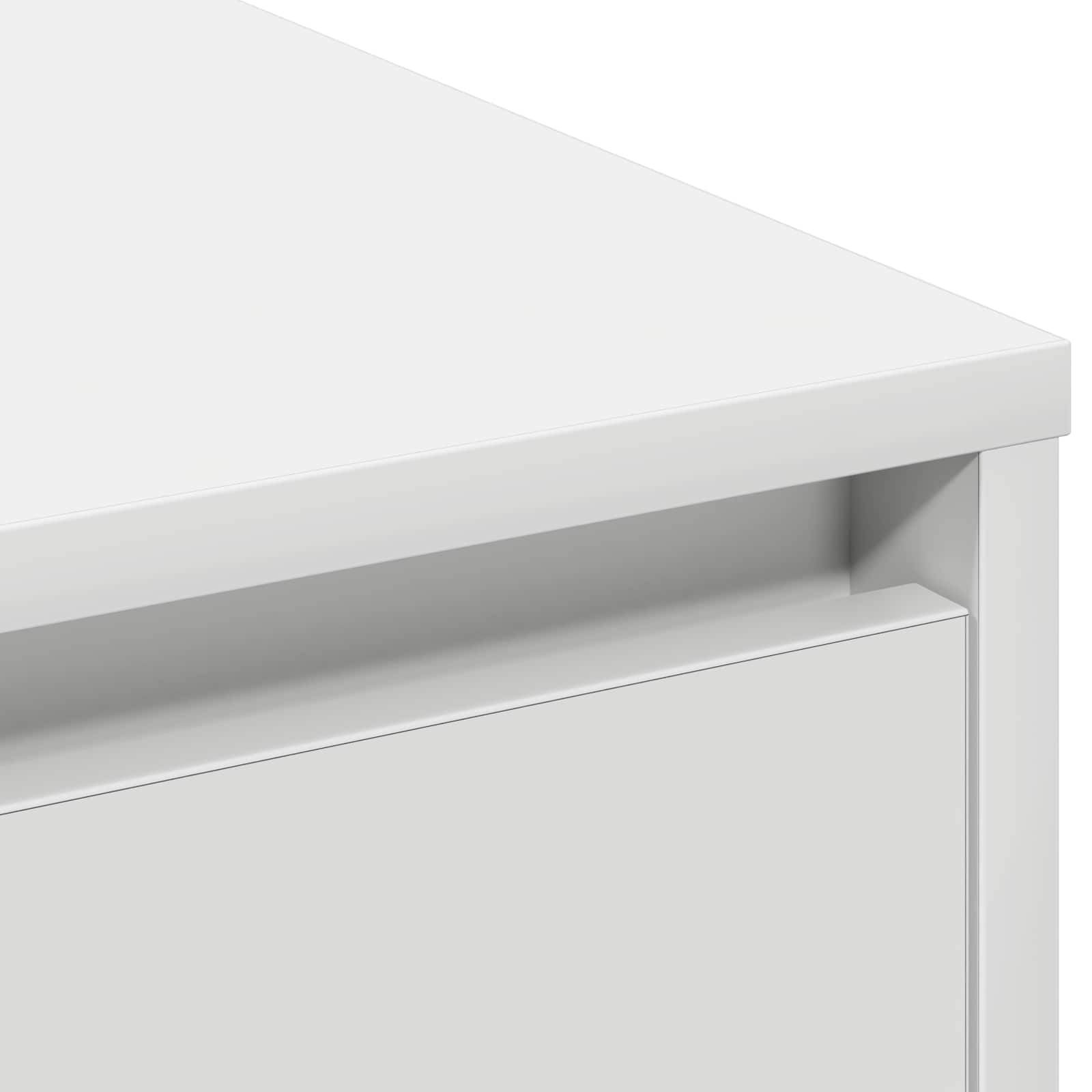 LED komoda za Bijela 71 x 34,5 x 75 cm Konstruirano drvo