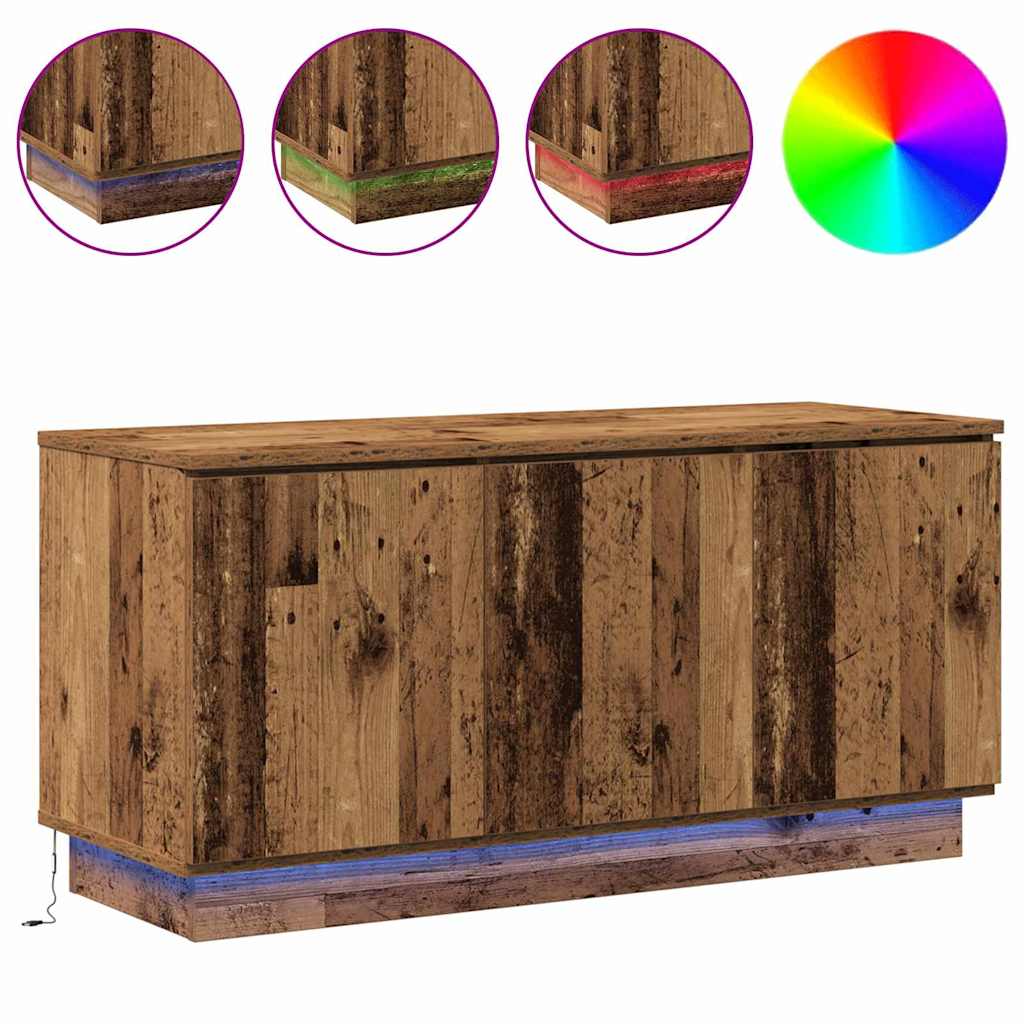 TV ormar Staro drvo 100 x 38 x 49 cm Konstruirano drvo