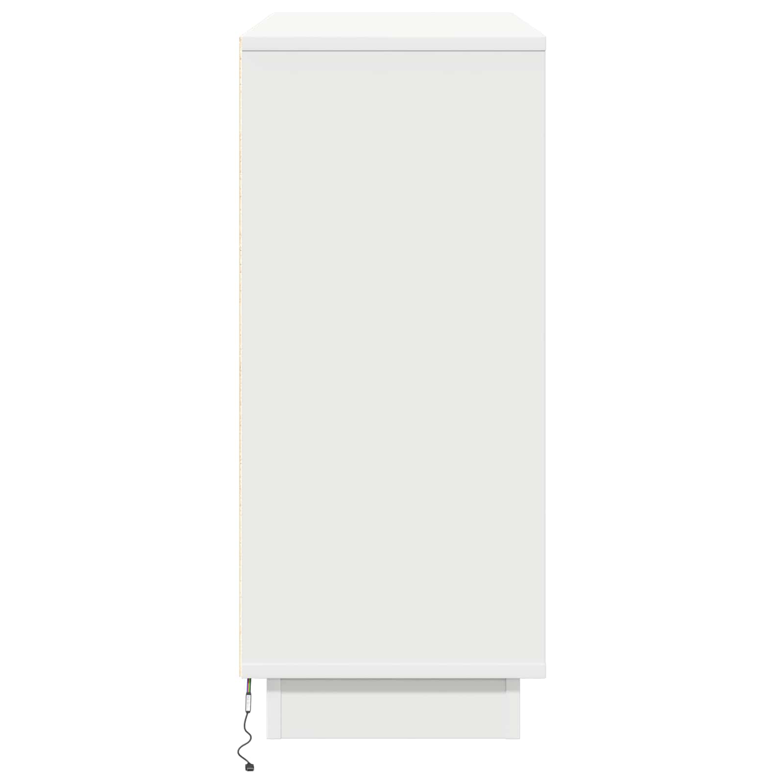 LED komoda Bijelo 90 x 32 x 75 cm Konstruirano drvo