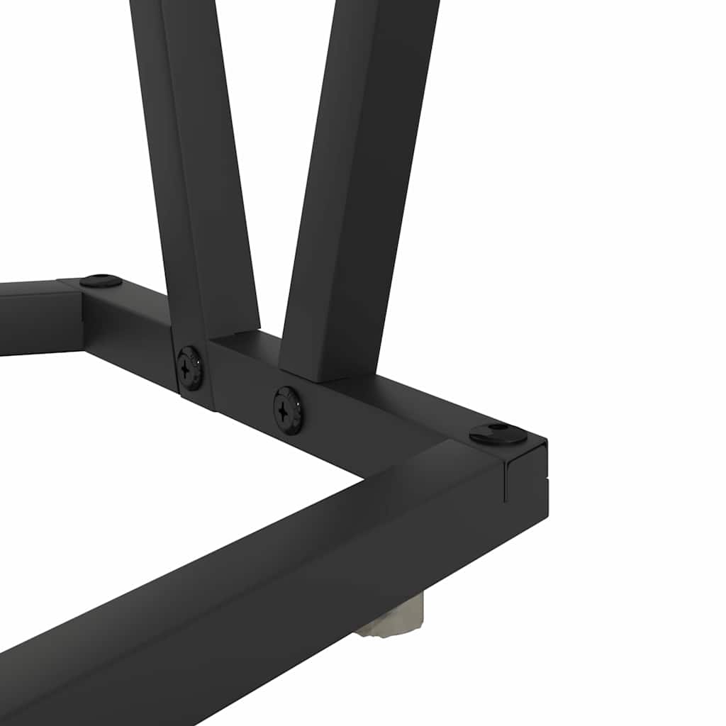 Kava Stol Siva 80 x 40 x 40.5 cm Projektirano drvo i metal