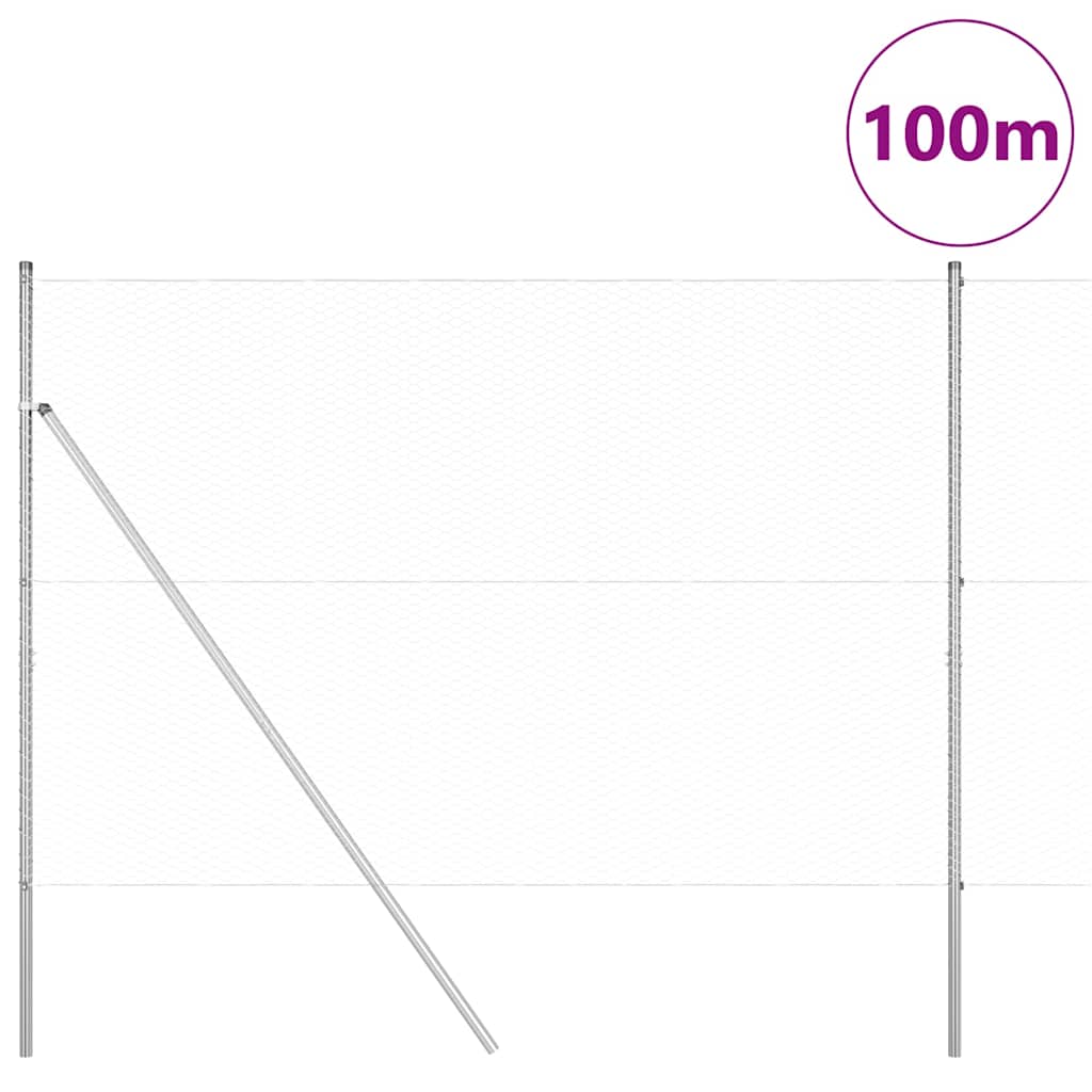Temeljna zavarena žičana ograda 100 x 1,6 m (Š x V)