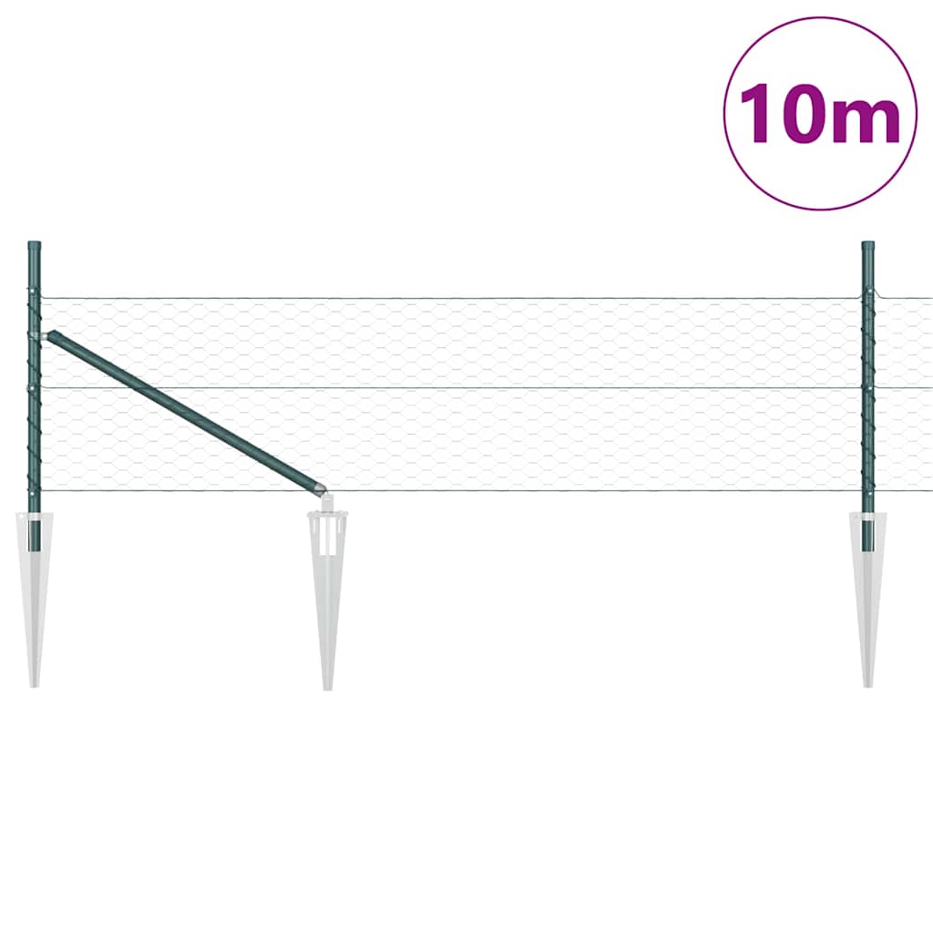Zavareno žičano ograđivanje s bodljama 10 x 0,5 m (Š x V)