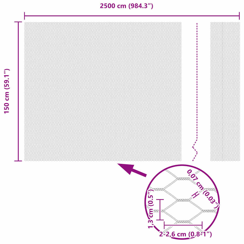 Zavareno žičano ograđivanje s bodljama 25 x 1,5 m (Š x V)