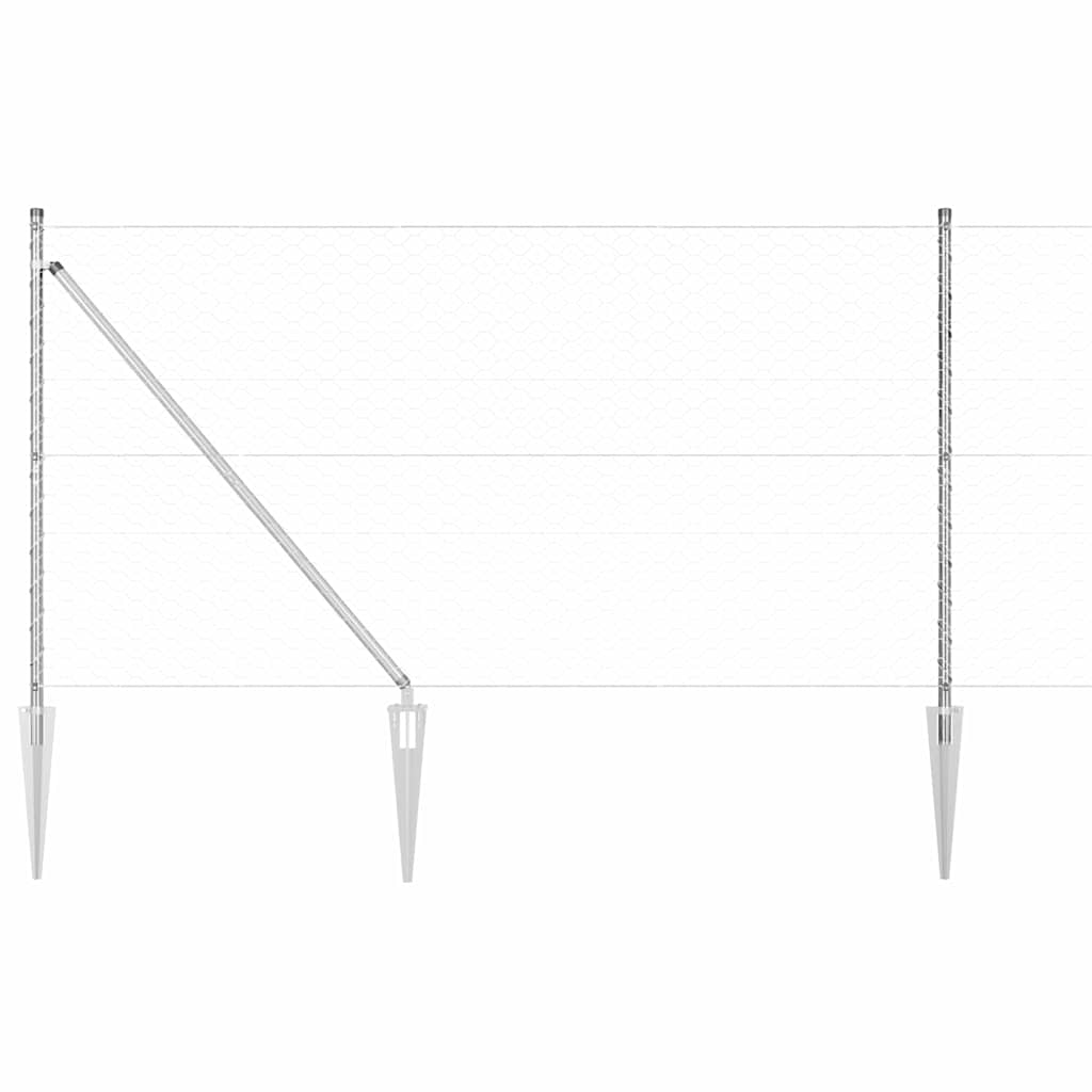 Zavareno žičano ograđivanje s bodljama 25 x 1,4 m (Š x V)