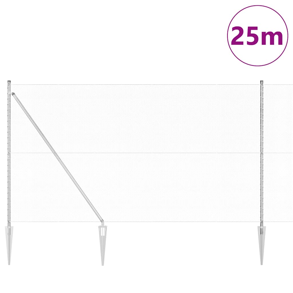 Zavareno žičano ograđivanje s bodljama 25 x 1,5 m (Š x V)