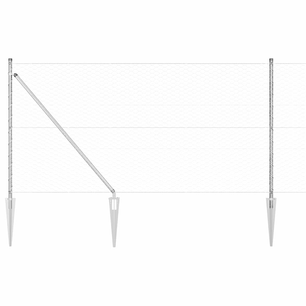 Zavareno žičano ograđivanje s bodljama 100 x 1,4 m (Š x V)