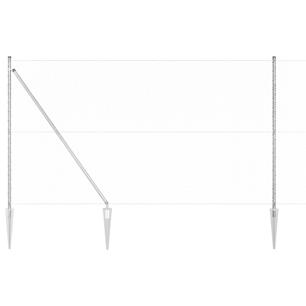 Zavareno žičano ograđivanje s bodljama 100 x 1,6 m (Š x V)
