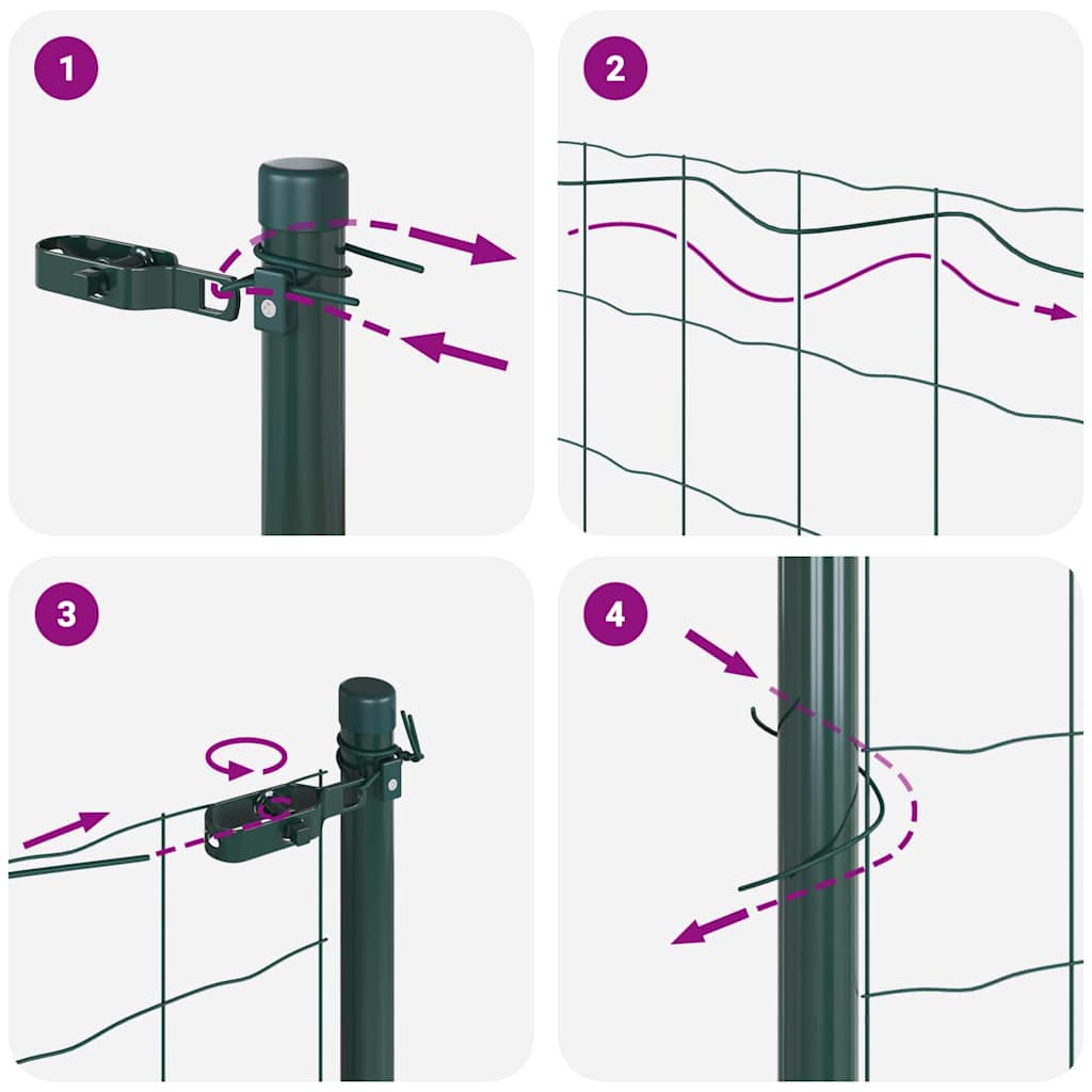 Stup za ogradu Zelena