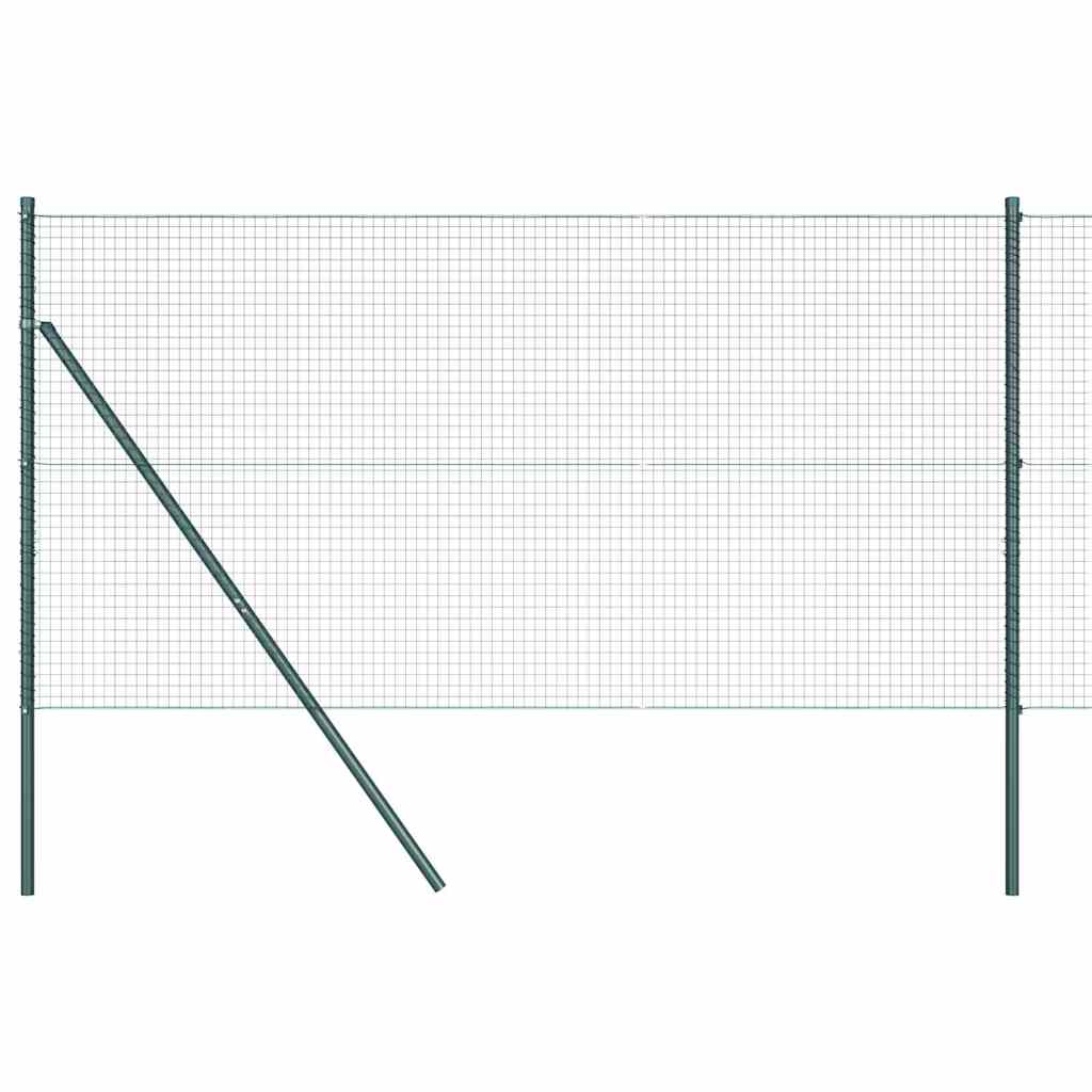 Temeljna zavarena žičana ograda 10 x 1,4 m Zelena Mreža