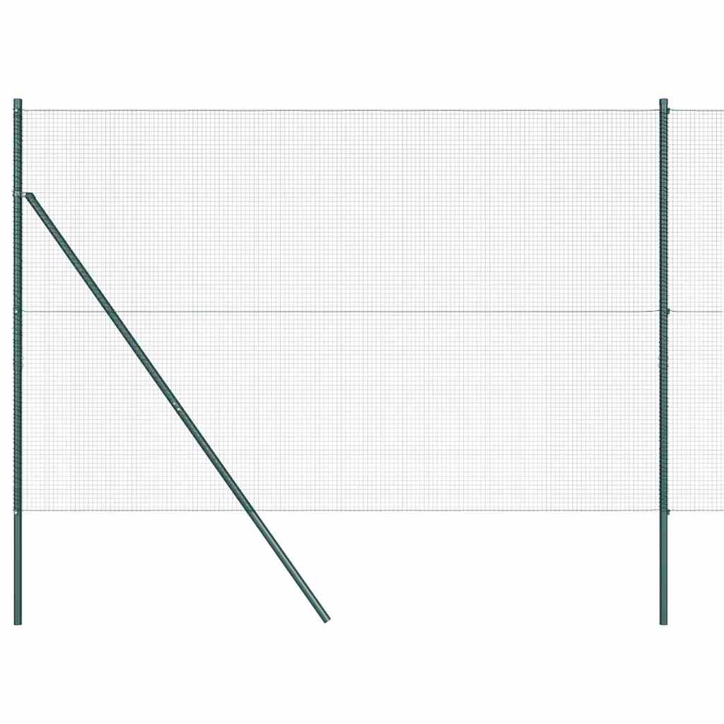 Temeljna zavarena žičana ograda 10 x 1,6 m Zelena Mreža