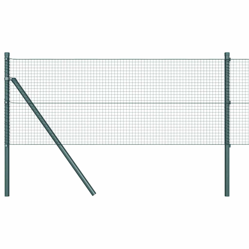 Temeljna zavarena žičana ograda 25 x 0,8 m Zelena Mreža