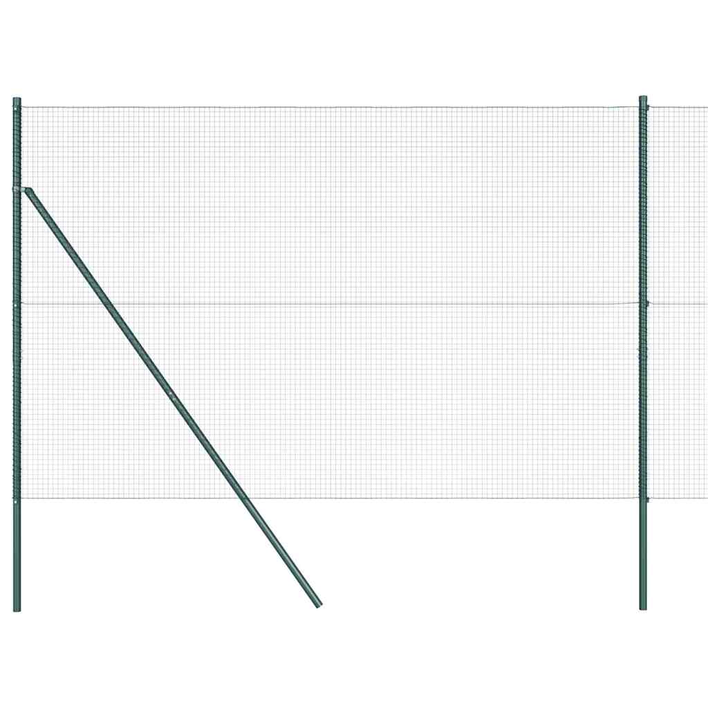 Temeljna zavarena žičana ograda 25 x 1,5 m Zelena Mreža