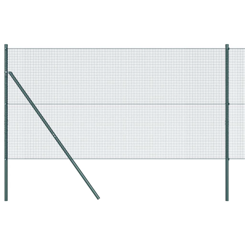 Temeljna zavarena žičana ograda 50 x 1,2 m Zelena Mreža