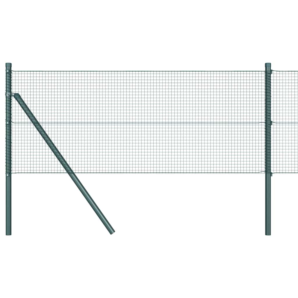 Temeljna zavarena žičana ograda 100 x 0,6 m Zelena Mreža