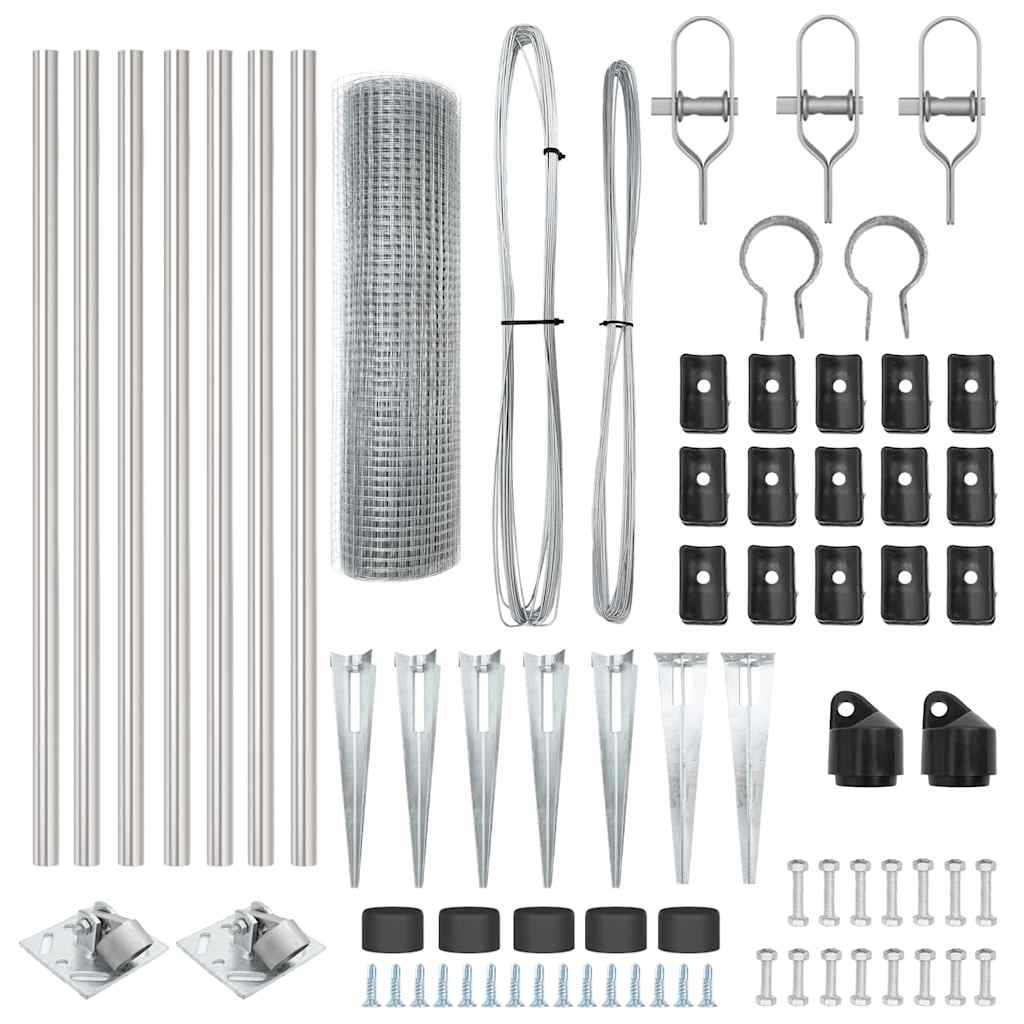 Zavareno žičano ograđivanje s bodljama 10 x 1 m (Š x V)