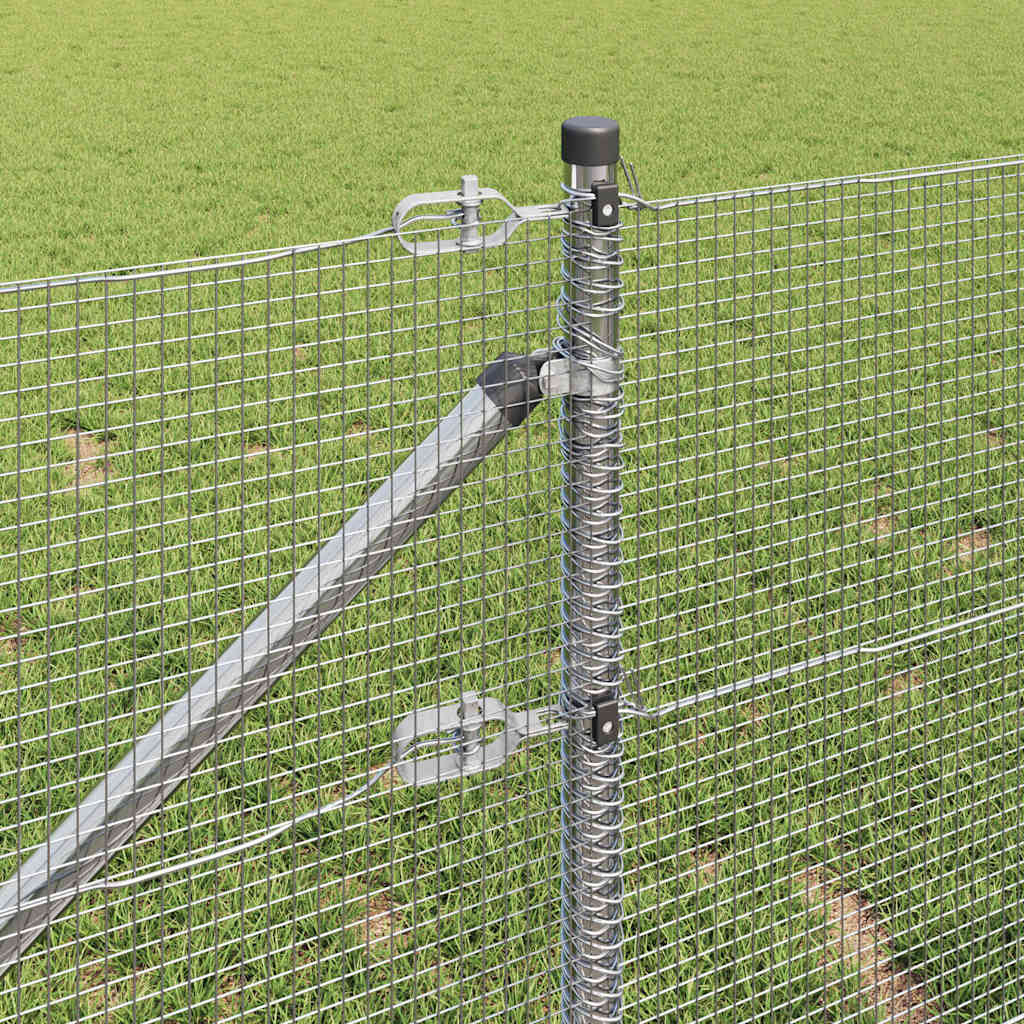 Zavareno žičano ograđivanje s bodljama 25 x 0,8 m Srebrna Mreža