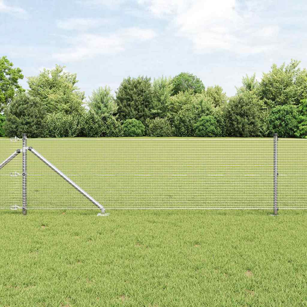 Zavareno žičano ograđivanje s bodljama 50 x 0,4 m Srebrna Mreža