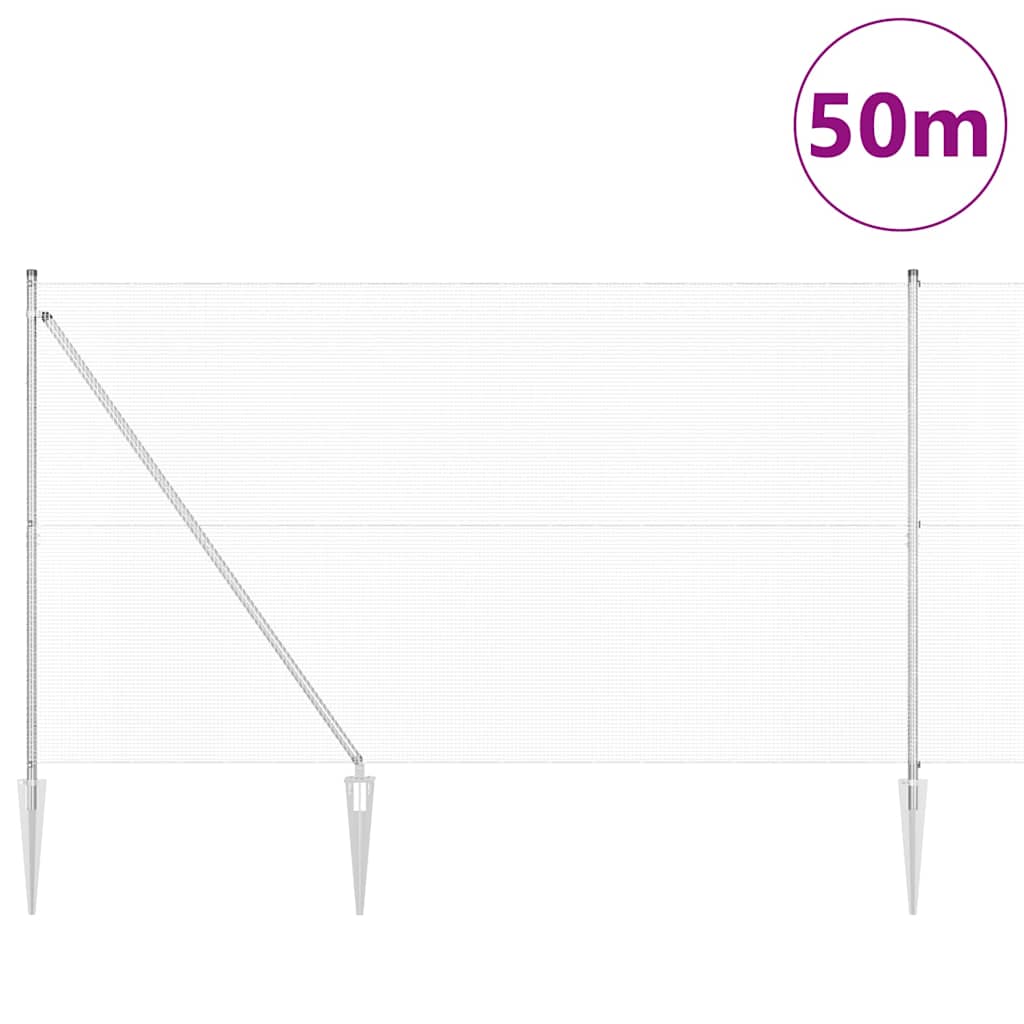 Zavareno žičano ograđivanje s bodljama 50 x 1,5 m (Š x V)