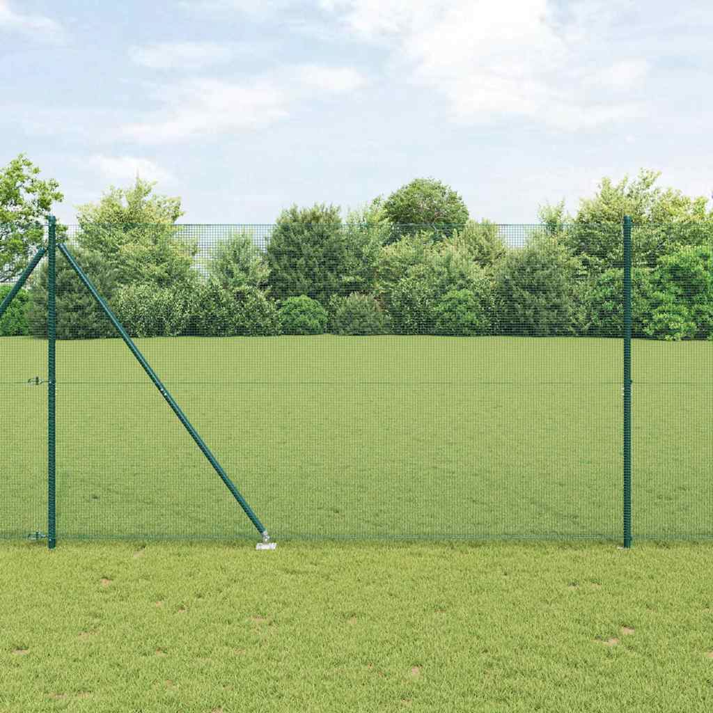 Zavareno žičano ograđivanje s bodljama 10 x 1,5 m Zelena Mreža